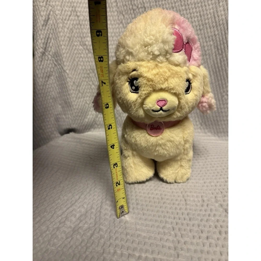 Barbie Salon Pet Poodle Adventure Stuffed Animal(Dog Only) Bow Lights Up & Music